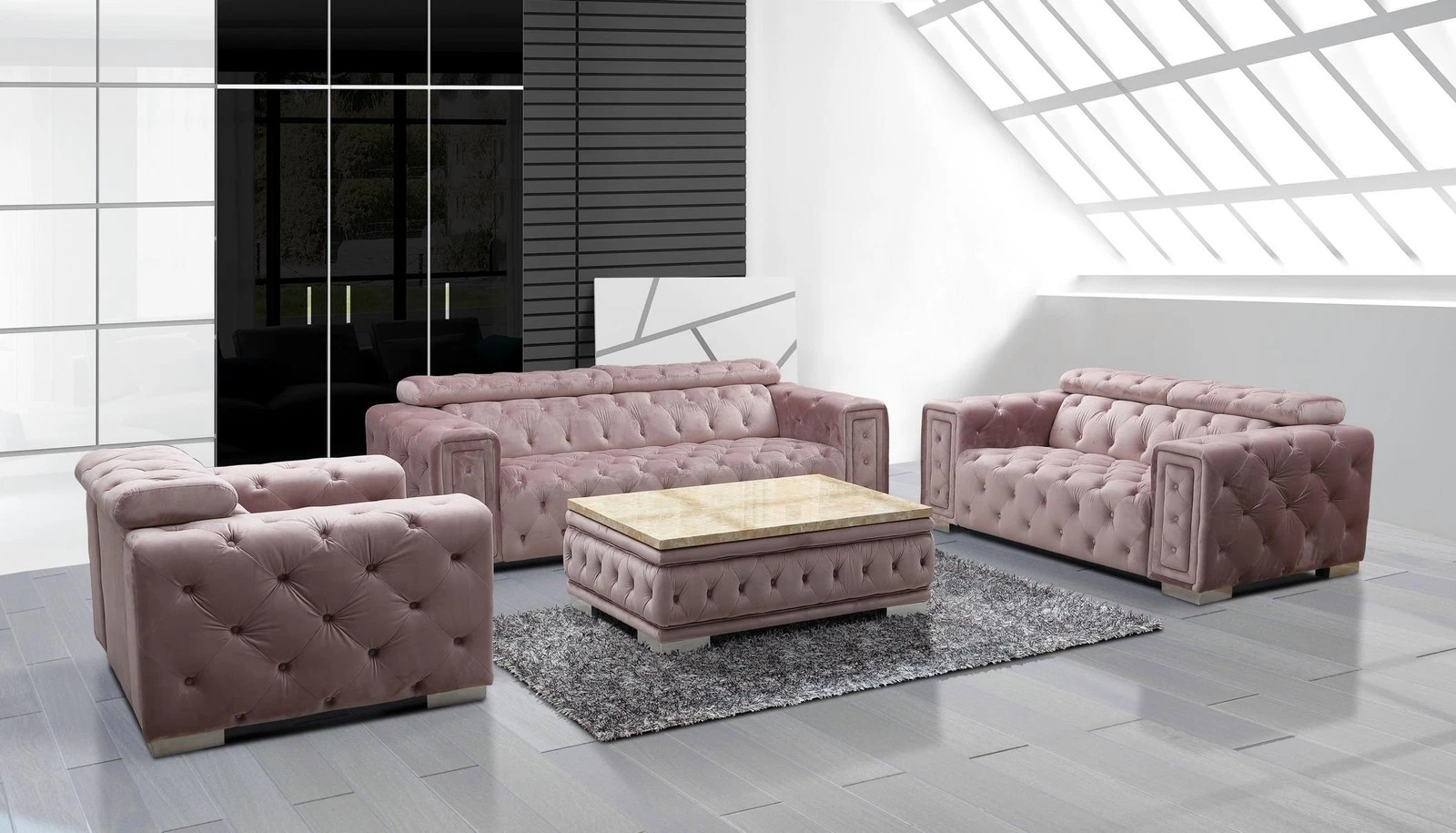 3 Seater Couch Upholstered Design Sofa Modern 3 Seater Sofas Room Furniture Beige