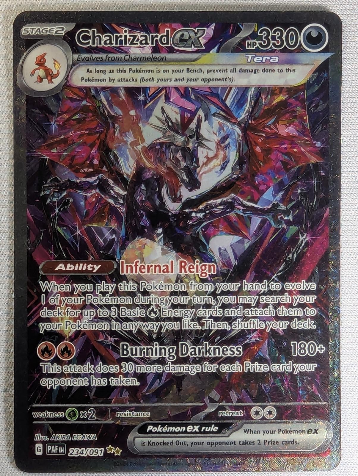 Charizard ex 234/091 Special Illustration Rare Paldean Fates Pokemon Near Mint