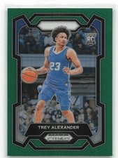 2024 Panini Prizm Draft Picks Green Prizm Trey Alexander #85 Creighton RC