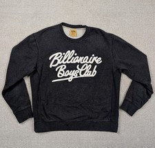 Billionaire Boys Club Embroidered Gray Sweatshirt Men  s XL Logo Streetwear