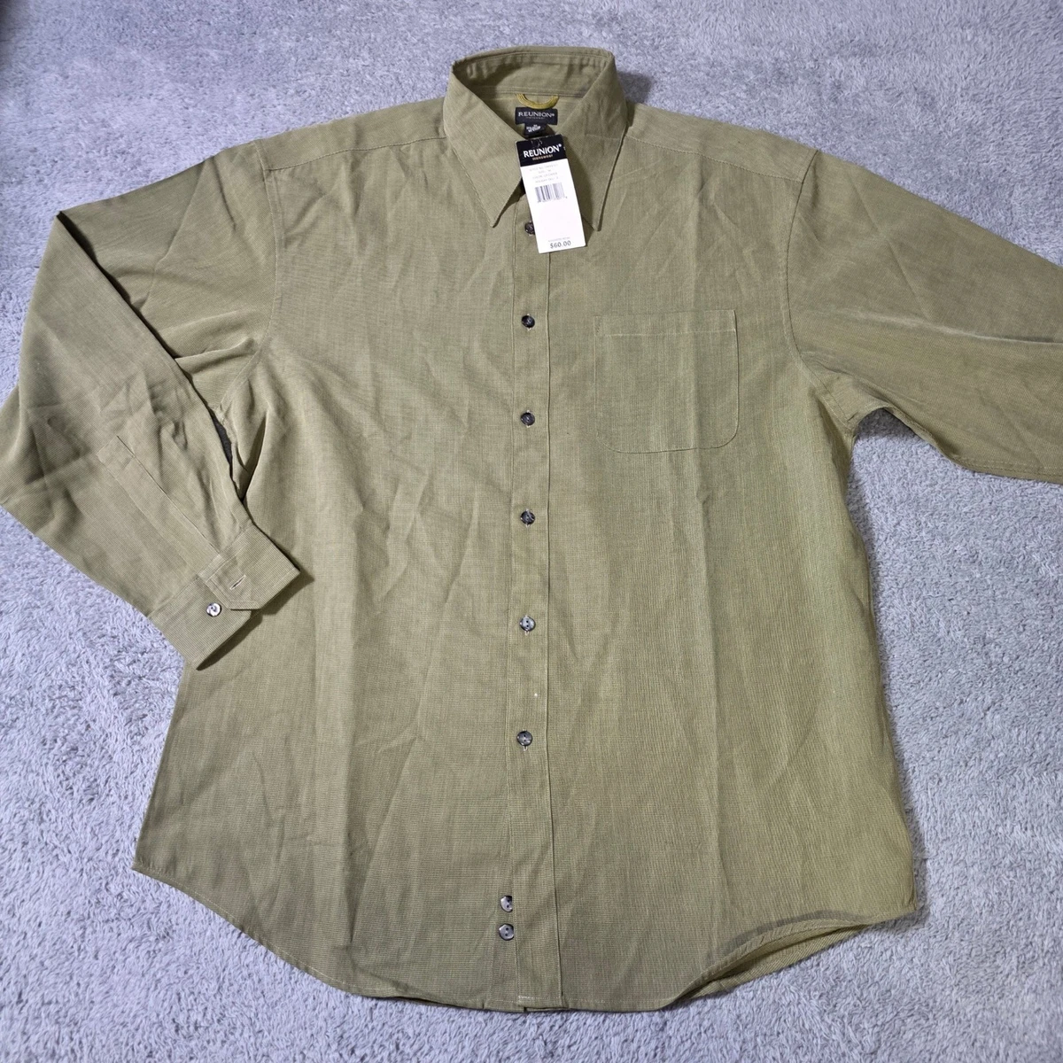 Reunion Long Sleeve Regular Size Shirts for Men for sale | eBay