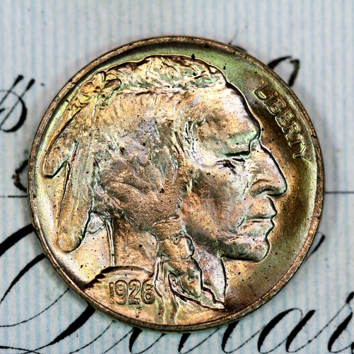 * 1926-P * SUPERB+ GEM BU MS BUFFALO NICKEL * FROM ORIGINAL COLLECTION