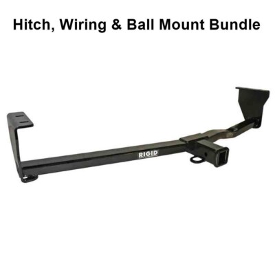 Rigid Hitch (R3-0394-1KBW) Class III 2 Inch Receiver Trailer Hitch Bundle