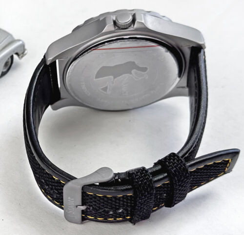 Stauer Tac7 24569 Edelstahlgehäuse Nylonband Leuchtmarkierungen XL 47mm Uhr - Bild 2 von 3