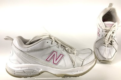 New Balance 608 v3 Sz 7.5 Womens Cross Training Walking White Leather | eBay