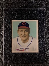 1949 Bowman Baseball High Number #166 Mike Tresh EX/MT