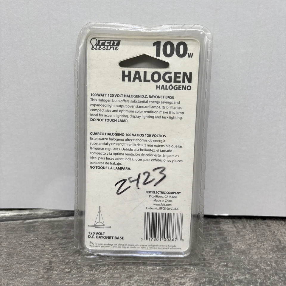 Feit Electric 100W EQ T4 Bright White Bulb Candelabra {48} - Image 2 of 4