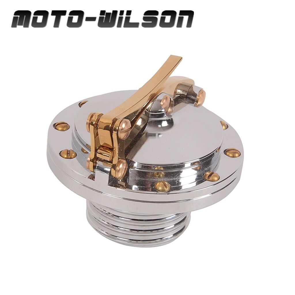 For BMW R45 R65 R80 R90 90S R100 Fuel Tank Gas Cap Cover Rotate Open