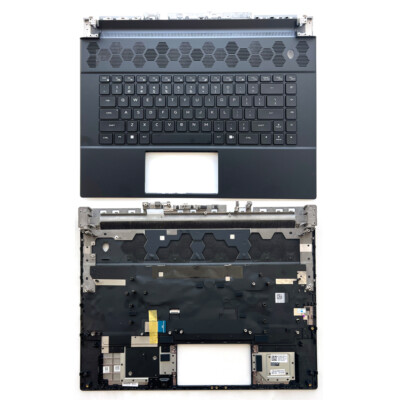 New For Alienware M16 R1 Laptop Palmrest W/ Backlit US Keyboard CGM3Y ...