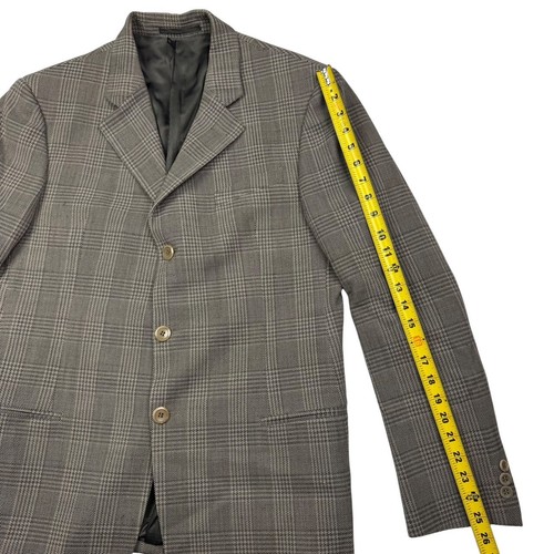 Armani Collezioni Men's 100% Wool 3-Button Blazer Gray • 42R US - Picture 12 of 13