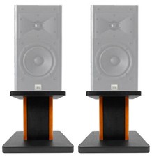 2 8 Wood Bookshelf Speaker Stands For JBL Arena 130 Bookshelf Speakers