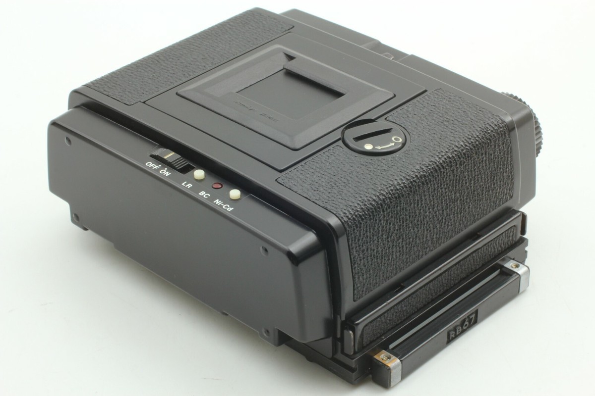 マミヤ Mamiya RB67 6x8 Motorized 120 220 MINT】 Mamiya RB67 120 220 6x8 Motorized Film Back For Pro