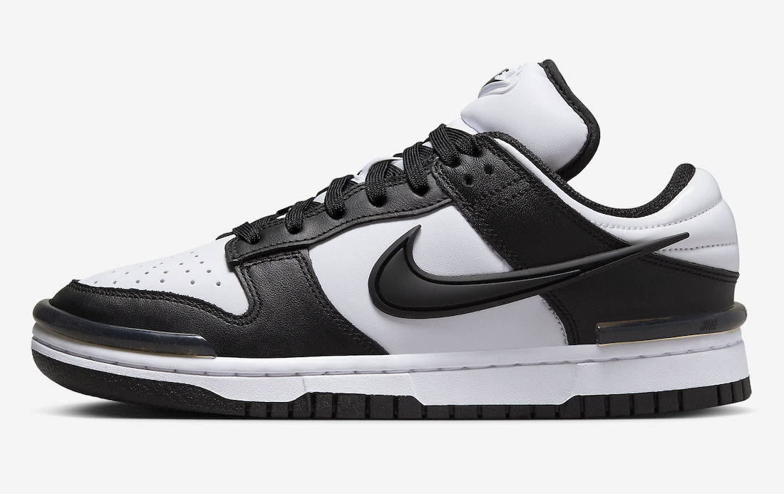 low dunks black and white women's