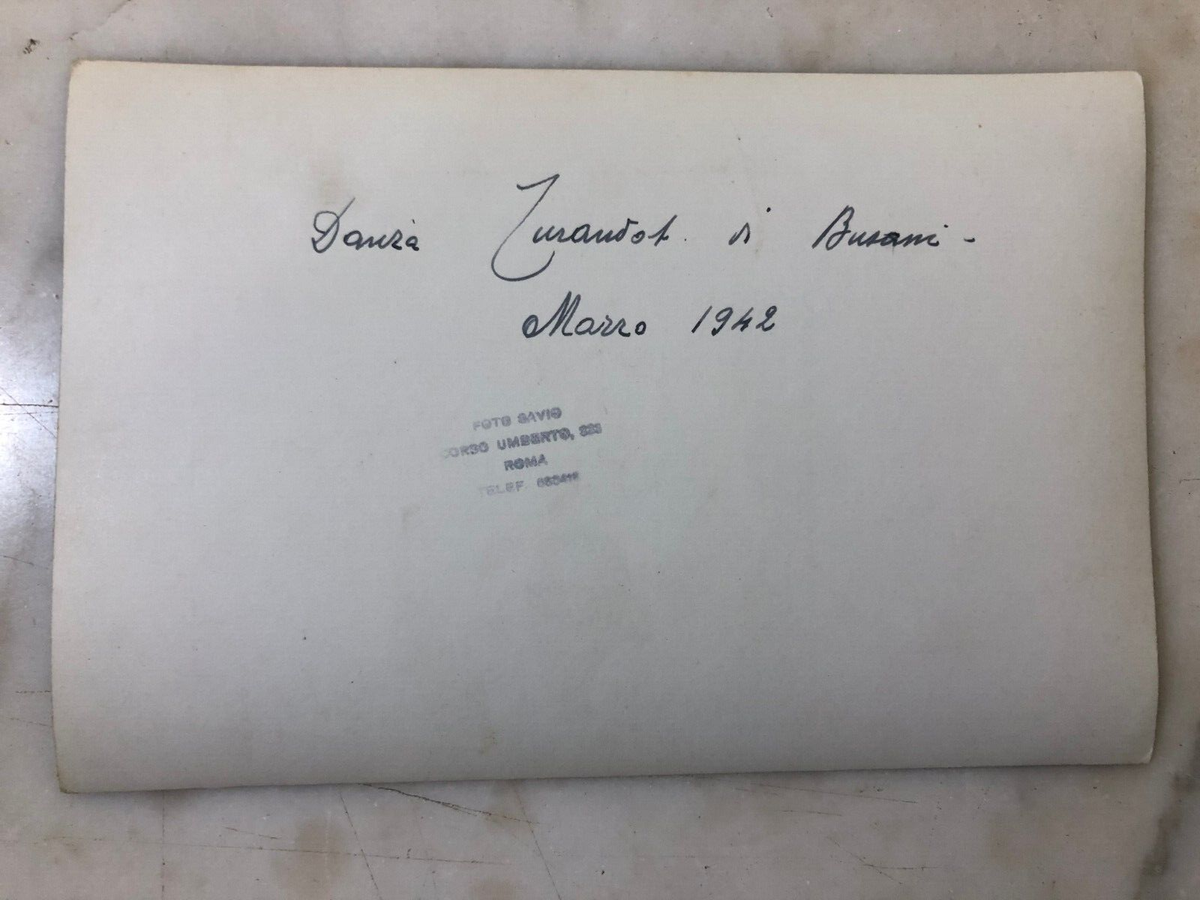 Oscar Savio Fotografia originale 1942 Danza Turandot Busoni