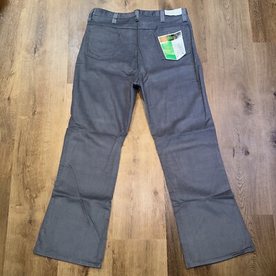 1970s Bell Bottom Pants Mens Sears Corduroy Vintage Gray Kings