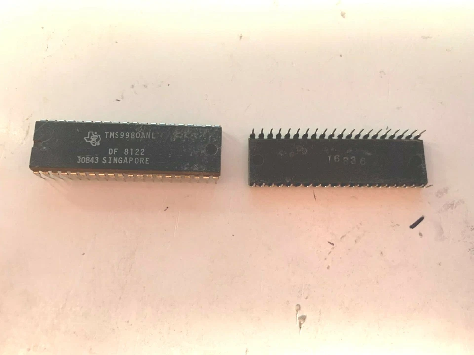 Texas Instrument IC- TMS9980ANL, CPU, DIP-40. - Image 2 of 3