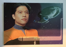 1995 sky box Star Trek Voyager Season 1 Series 2 Embossed #E6 Harry Kim