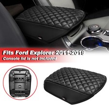 Center Console Armrest Cover Leather Cushion Pad Fits Ford Explorer 2011-2019