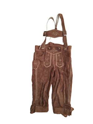 Lederhose Junge, Spieth & Wensky, Größe 116, tolle Qualität, aber kleine Schäden