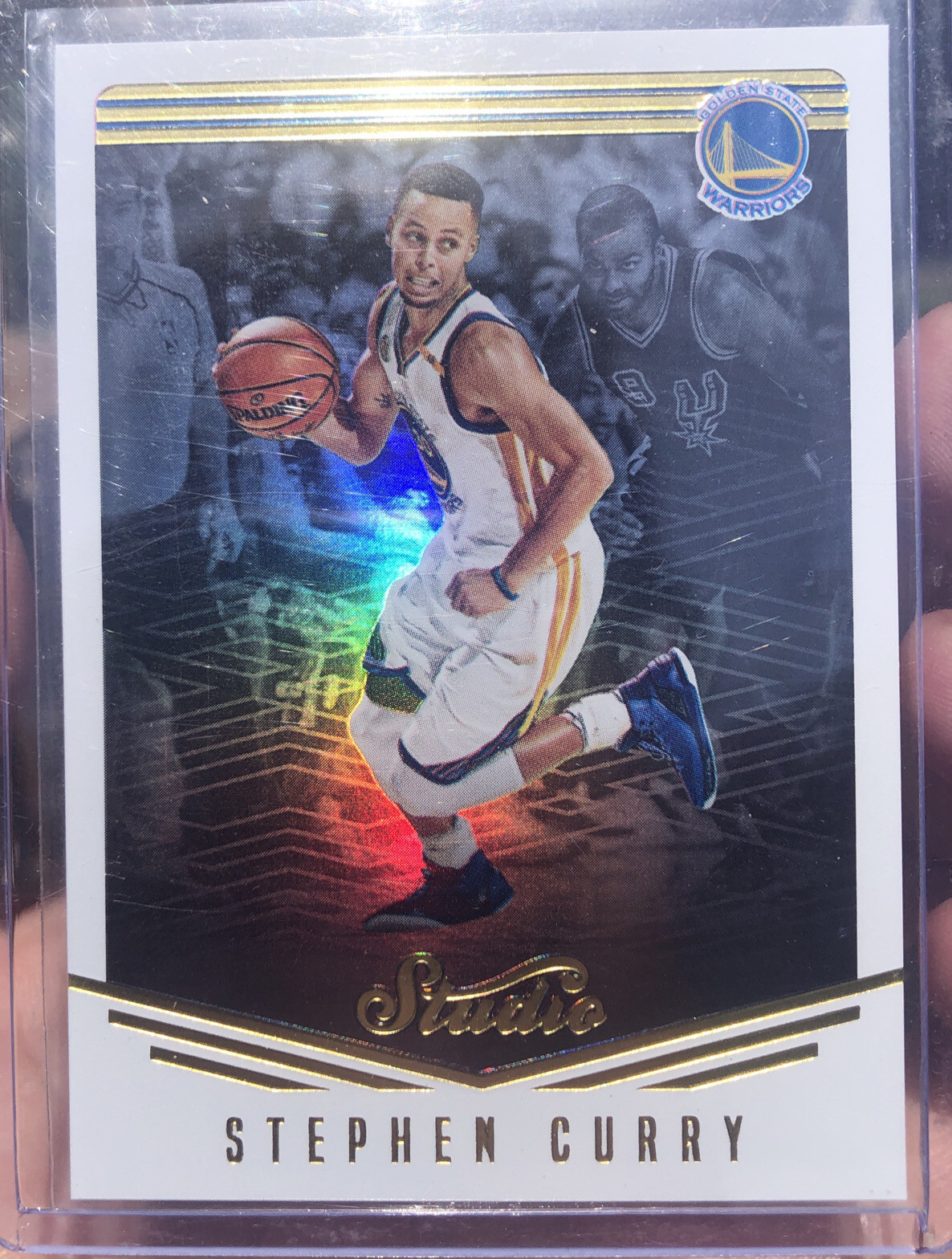 2016-2017 PANINI STUDIO STEPHEN CURRY #1
