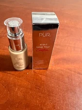 PÜR 4-in-1 Foundation & Concealer, Full Coverage Liquid Foundation, TG1 NEW