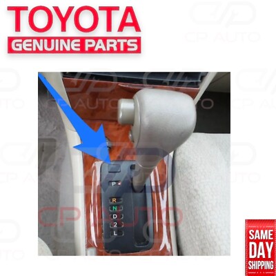 03 - 08 TOYOTA COROLLA SHIFT LOCK RELEASE BUTTON CAP COVER BLACK TRIM OEM NEW