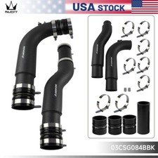 Black Intercooler Pipe Kit Boots For 07.5-09 Dodge Ram 6.7l Cummins Diesel