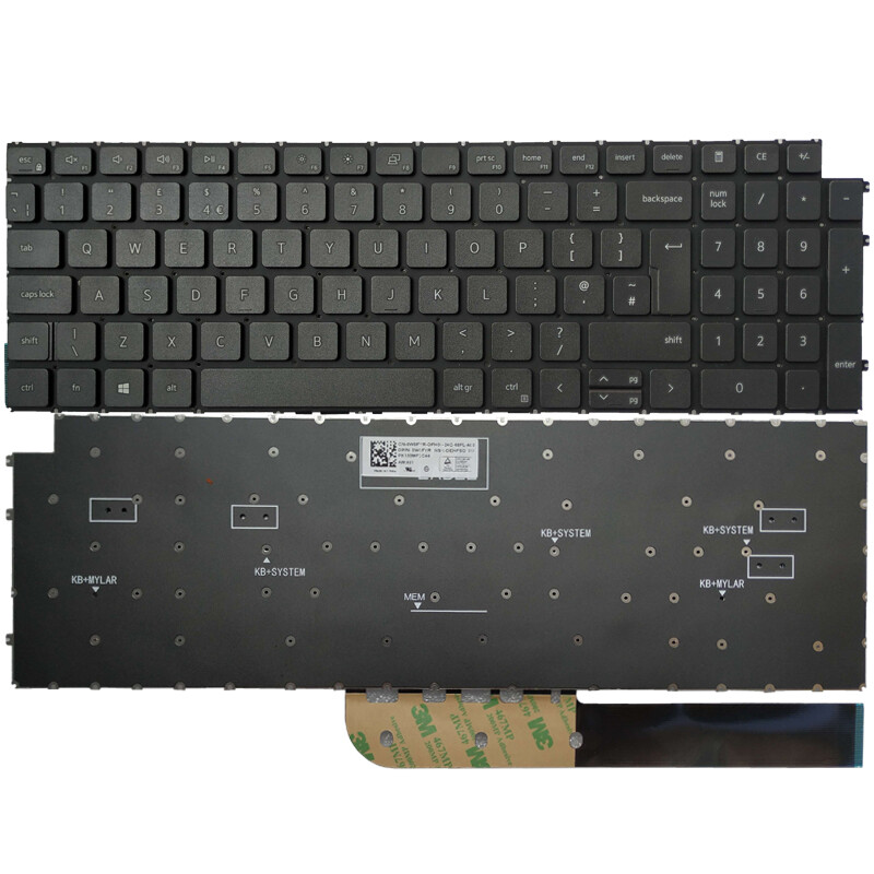 UK Backlit Keyboard Replacement For Dell Latitude 3510 & Vostro 5502/5501 Laptops – Black, Sold By Wikiparts-541152
