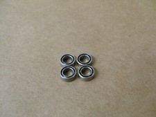 Qty 4 3/16X5/16X7/64 MINIATURE BALL BEARING