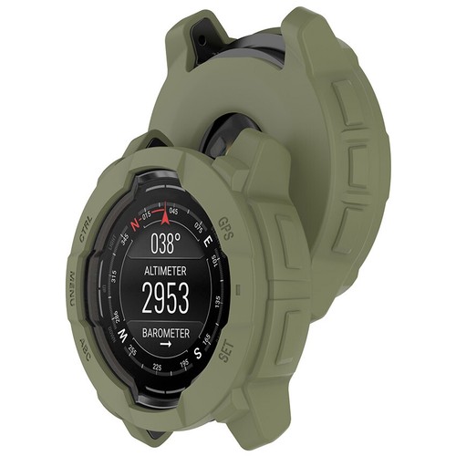 Do Garmin Instinct3 AMOLED / SOLAR Silikonowa obudowa zegarka Osłona Ramka ochronna - Zdjęcie 9 z 27