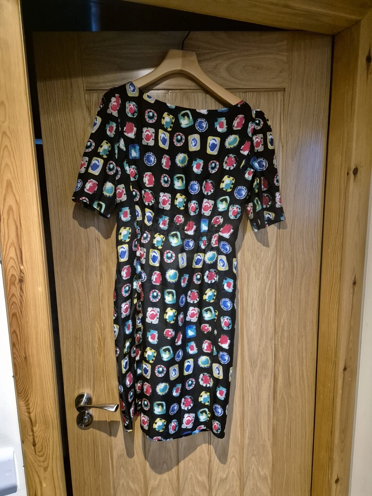 Moschino Gemma Nero Abito Gioiellato UK 6 8Blair Waldorf Gossip Ragazza Taglia S