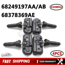4pcs 68249197AA TPMS TIRE PRESSURE SENSOR For 2014-2020 DODGE RAM 1500 2500 3500