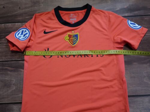 ✅Camiseta de fútbol visitante Nike FC Basel 1893 2011 2012, talla M para niño - Imagen 17 de 17