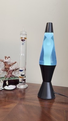 Lava Lite Lamp Vintage RARE 2000 Midnight Blue/ White #03 1990's