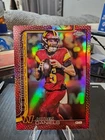 2025 Topps Chrome Football Jayden Daniels Football Leather Refractor #295