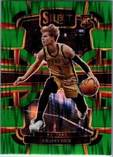 2023-24 Panini Select #90 Gradey Dick Green Shock Prizms