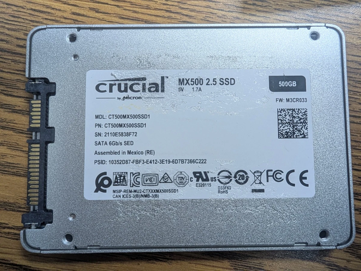 Crucial SATA III 500 GB Solid State Drives for sale | eBay