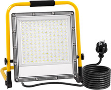 Faretto LED Da Cantiere 150W, Farò LED Da Cantiere Con Cavo in Gomma VDE 3G 0,75