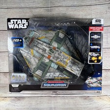 Star Wars Micro Galaxy Squadron - 15  Ghost with 4 Mini Figures Lights  Sounds