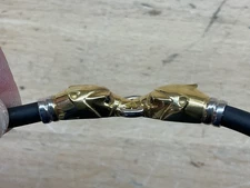 RCI 18K Gold Two-Tone Panther Head Rubber Cord Necklace – 18”  FREE SHIPPING