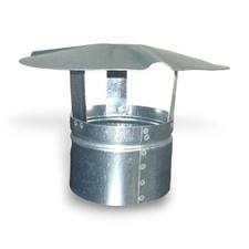 Fumaiolo comignolo fisso a cappello zincato
