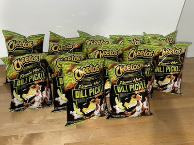 Flamin  Hot Spicy Dill Pickle Crunchy Cheetos   2.75 oz Bags, 12 Count 24feb2026