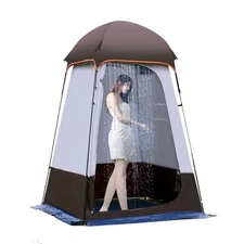 Camping Tent Shower Tent,Outdoor Changing with Built-in Hook,Holds 20 Liters ...