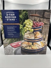 Copper Banded 3 Tier Serving Stand BRAND NEW (weddings, Events, Party)