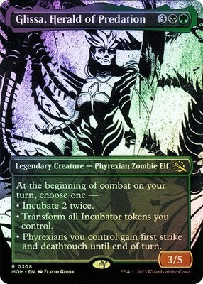 Phyrexia: All Will Be One Borderless Foil, Magic The Gathering Singles, MTG