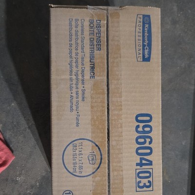 Kimberly-Clark Professional Tissue Dispenser Model 09604 03 Black