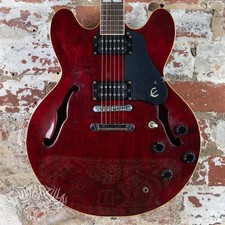 Epiphone Japan Riviera ST 1981 Transparent Red MIJ Matsumoku JV