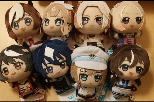 Umamusume Chibiguru Vol 1 Vol 2 Complete Plush 8 Pc Set