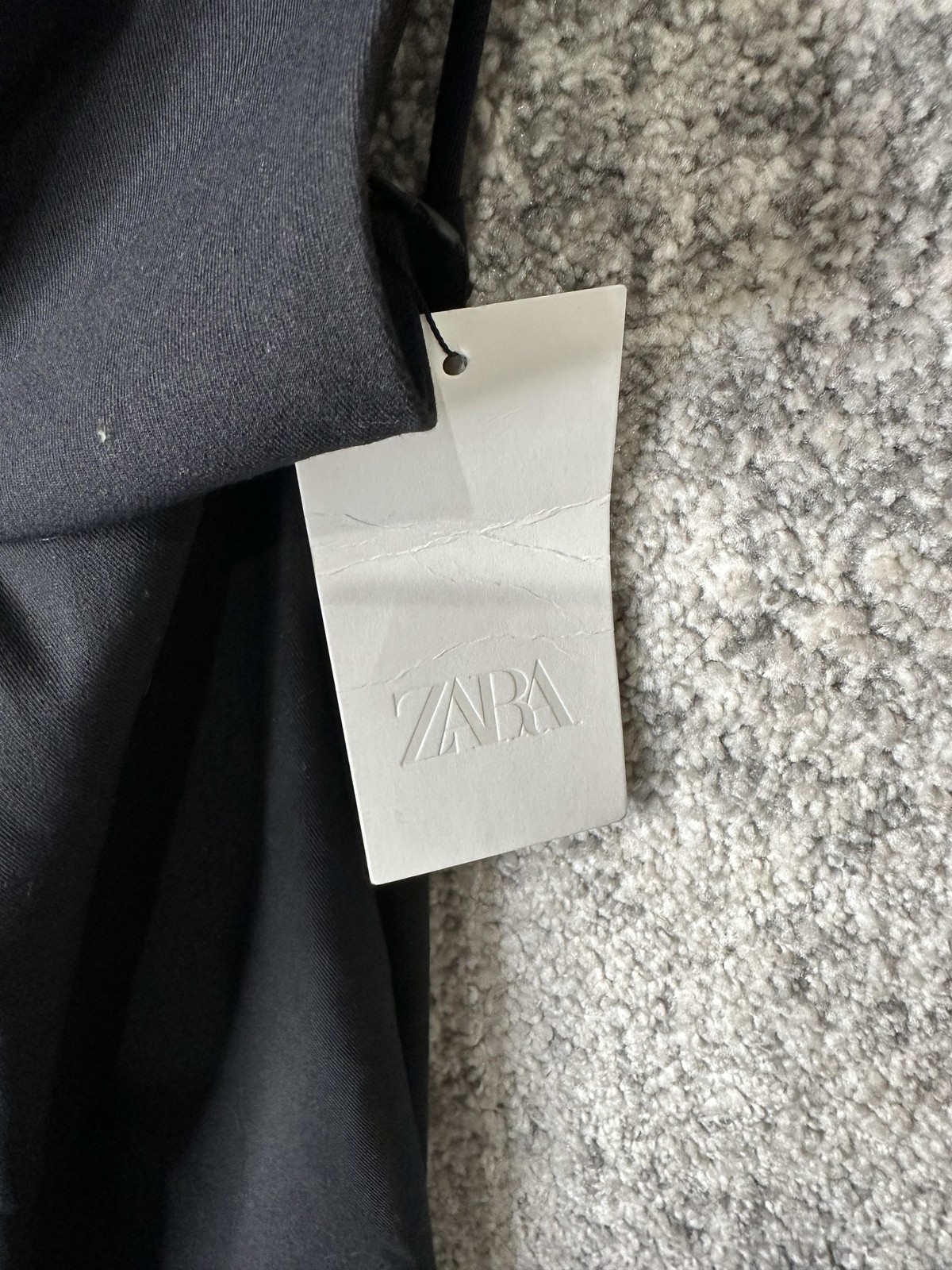 Zara Dress Womens XS Black Strappy Maxi V Neck Open Back Formal Evening Party thumbnail 2