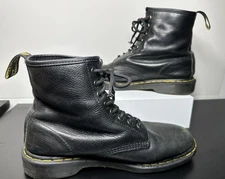 Dr Martens Doc Air Wair Black Unisex Lace Up Combat Boots